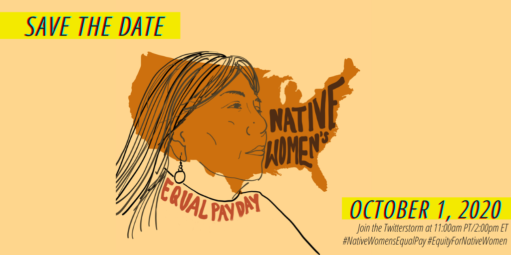 Native Women's Equal Pay Day tweet storm