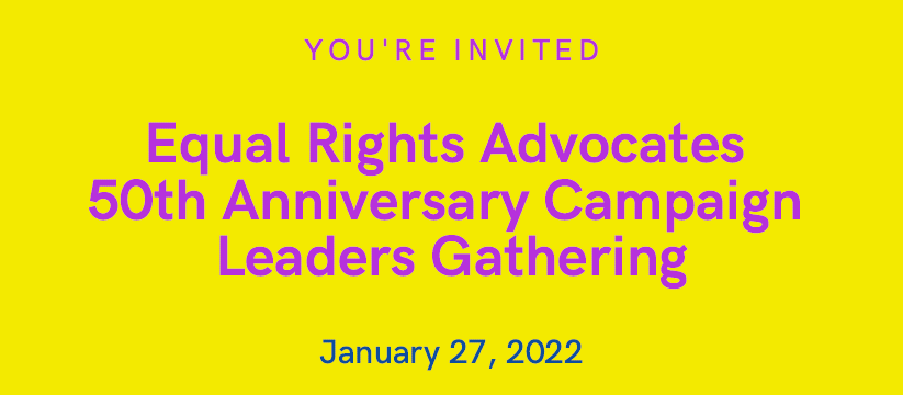 ERA 50th Anniversary Campaign Leaders Gathering