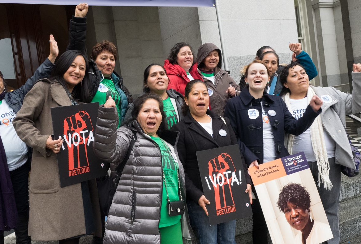 Stronger California workers rally