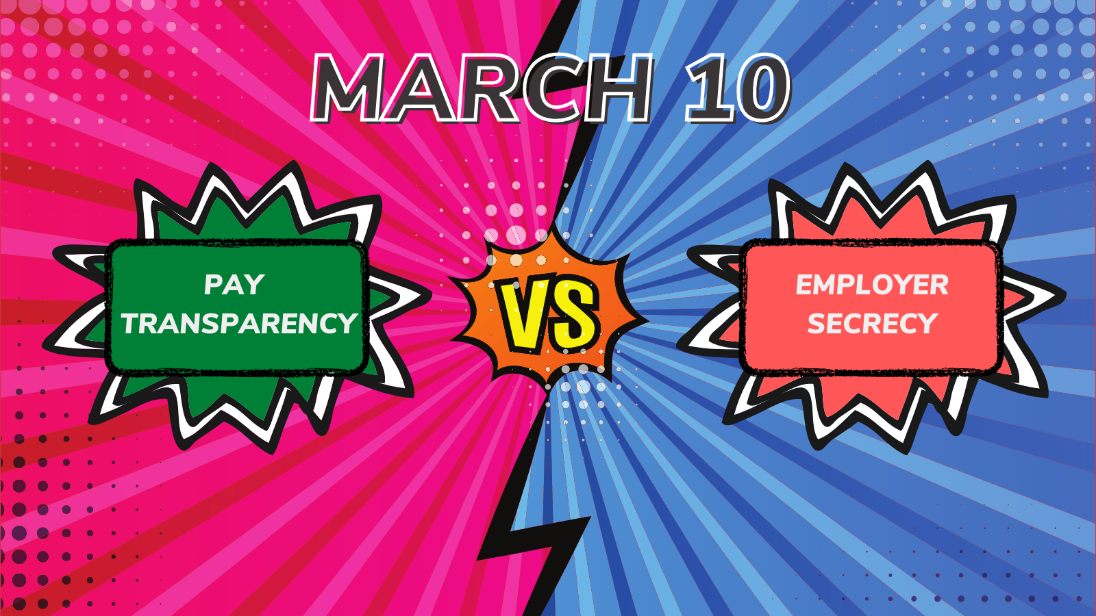 March 10: Pay Transparency vs. Employer Secrecy
