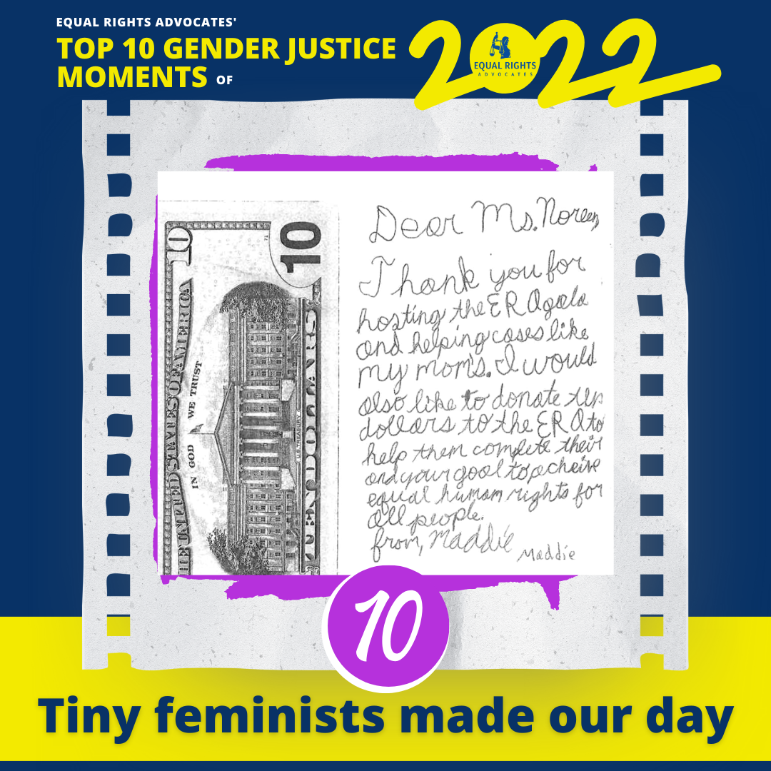 10: Tiny feminists made our day