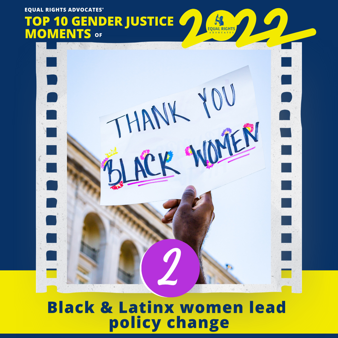 2: Black & Latinx women lead policy change
