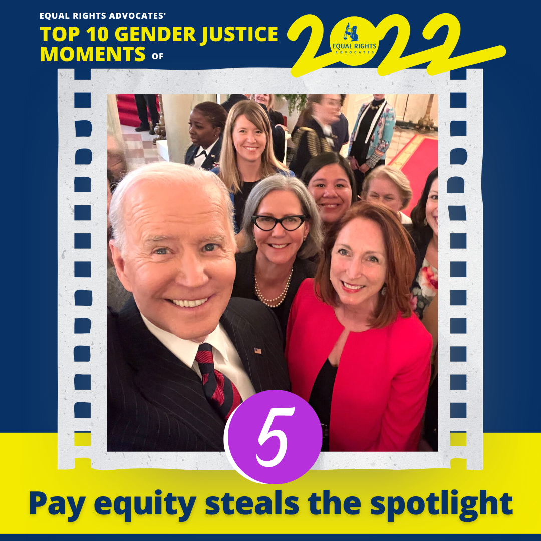 5: Pay equity steals the spotlight