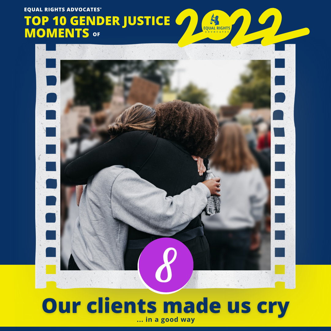 8: Our clients made us cry
