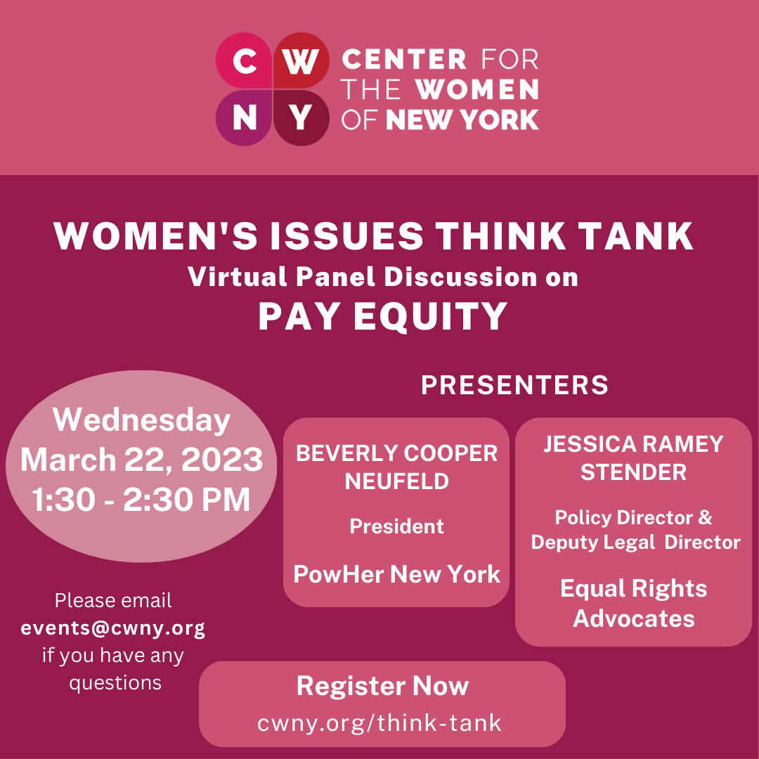 Center for the Women of New York Virtual Panel