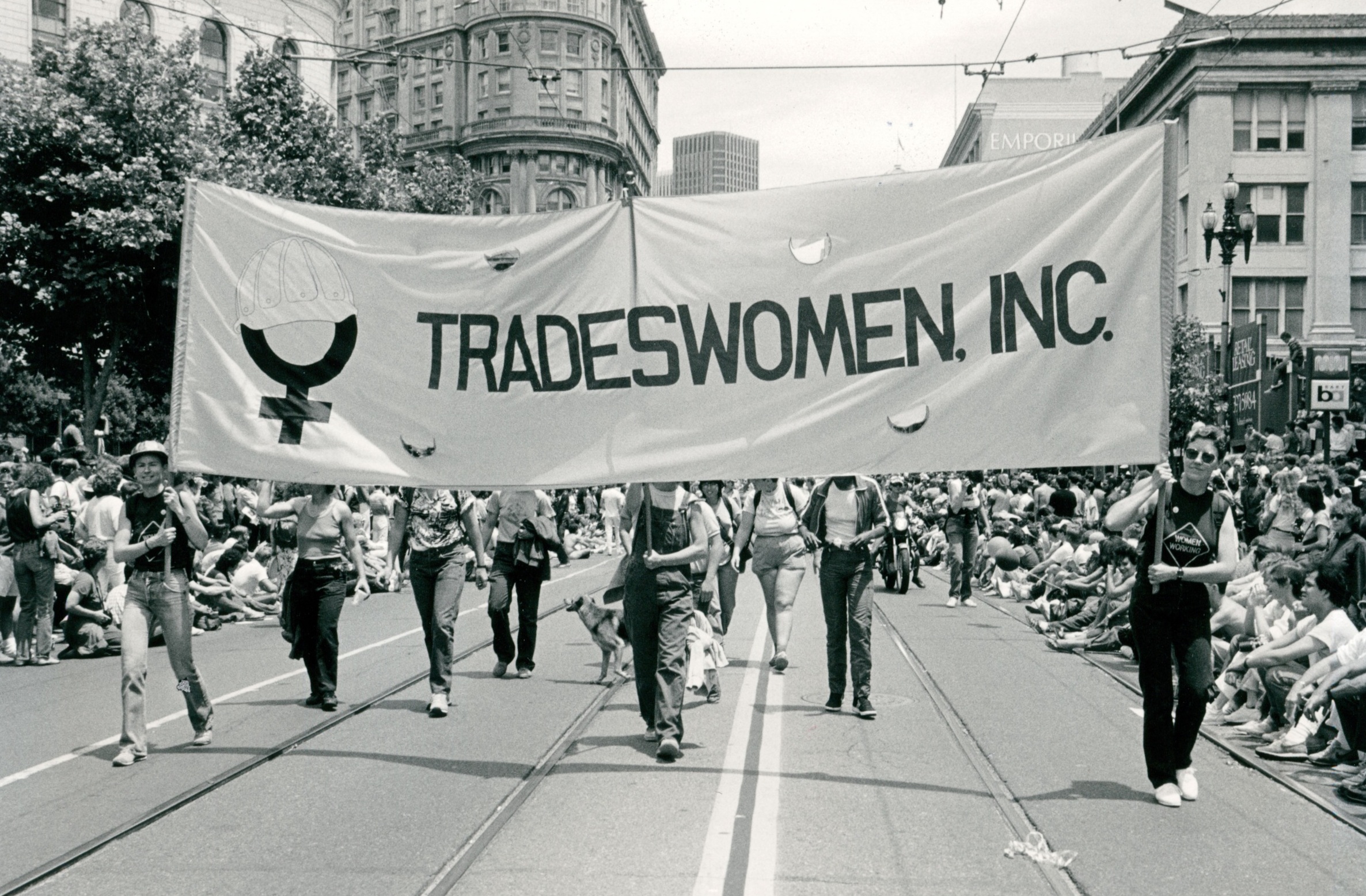 Tradeswomen Inc. Marching in 1980s