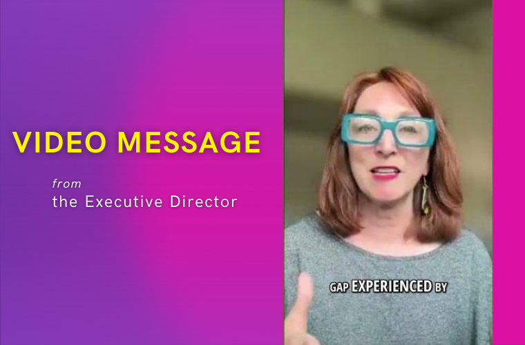 Video Message from the Executive Director