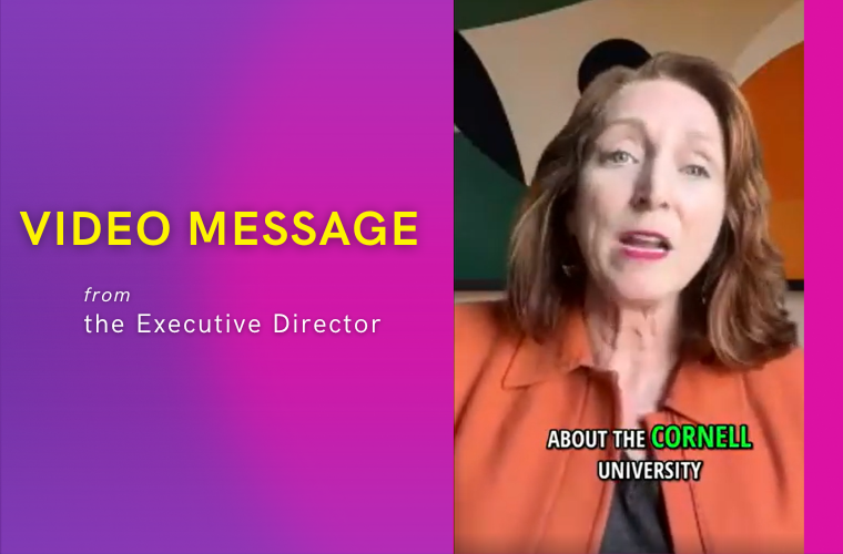 Video Message from the Executive Director