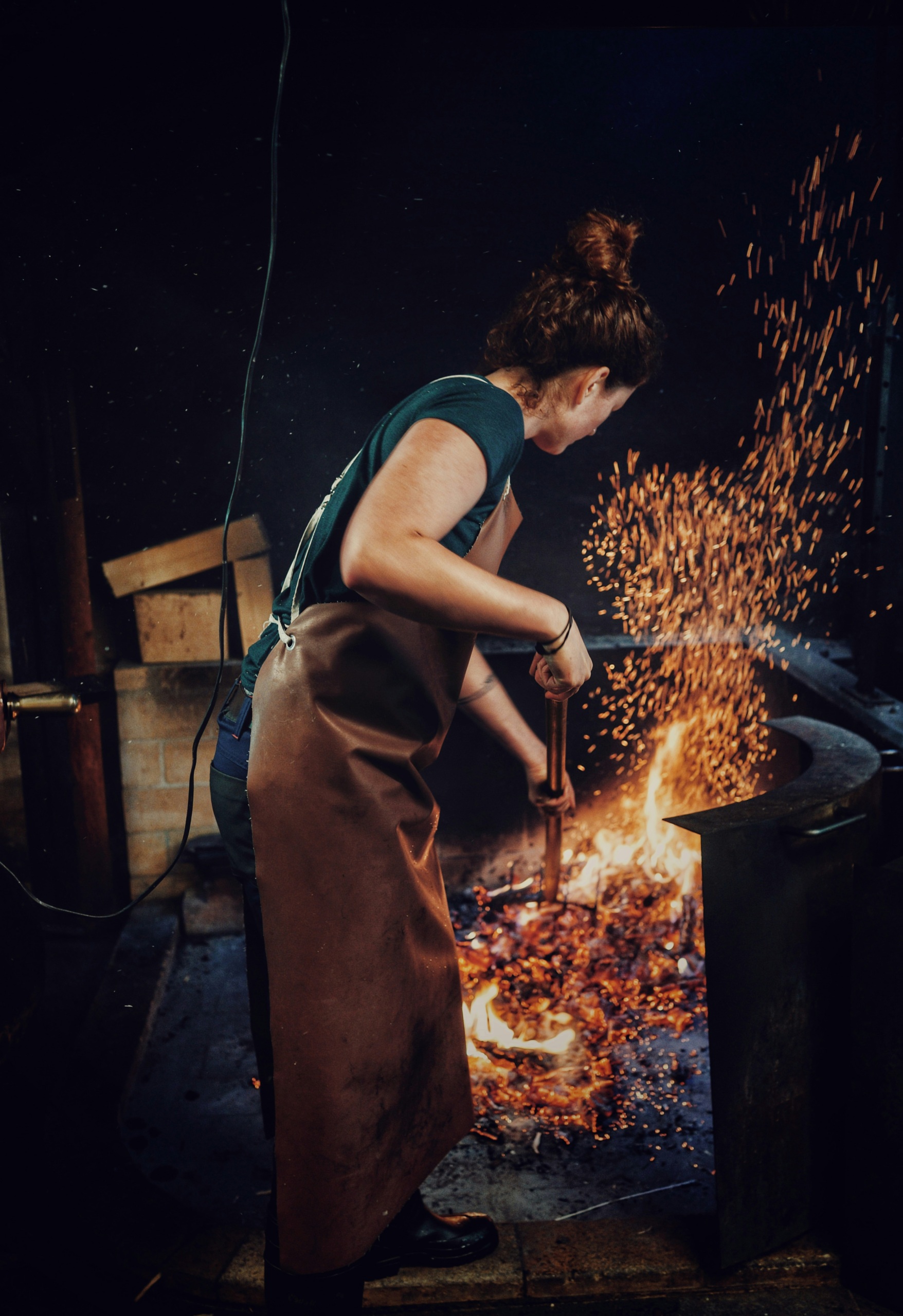 tradeswoman welder